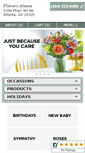 Mobile Screenshot of flowersatlanta.net
